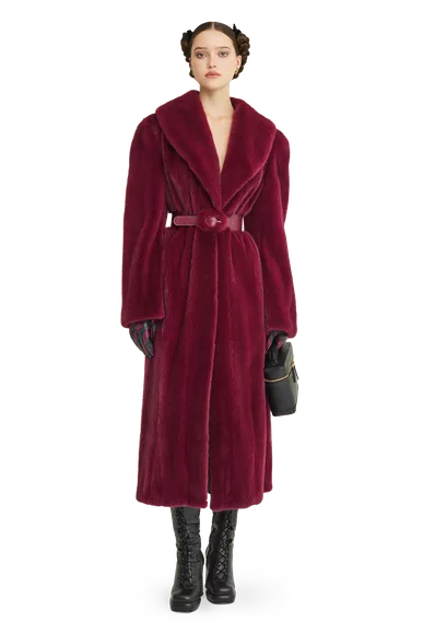 Mink fur coat