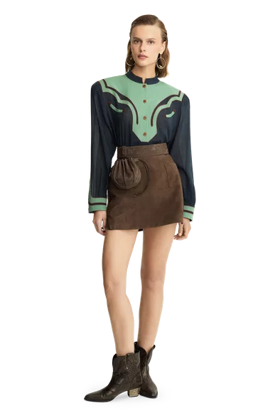 Сумка кисет с поясом