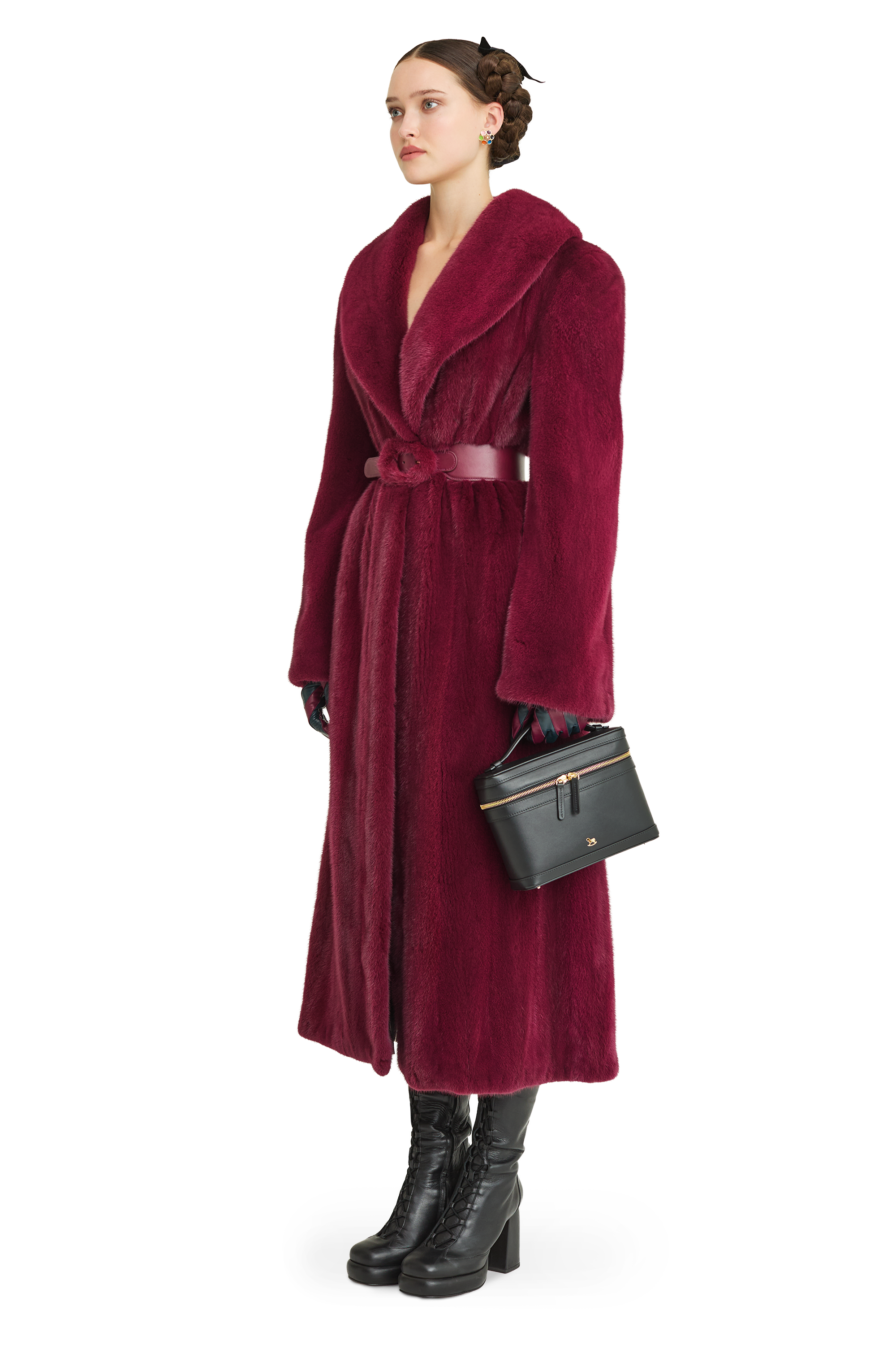 Mink fur coat