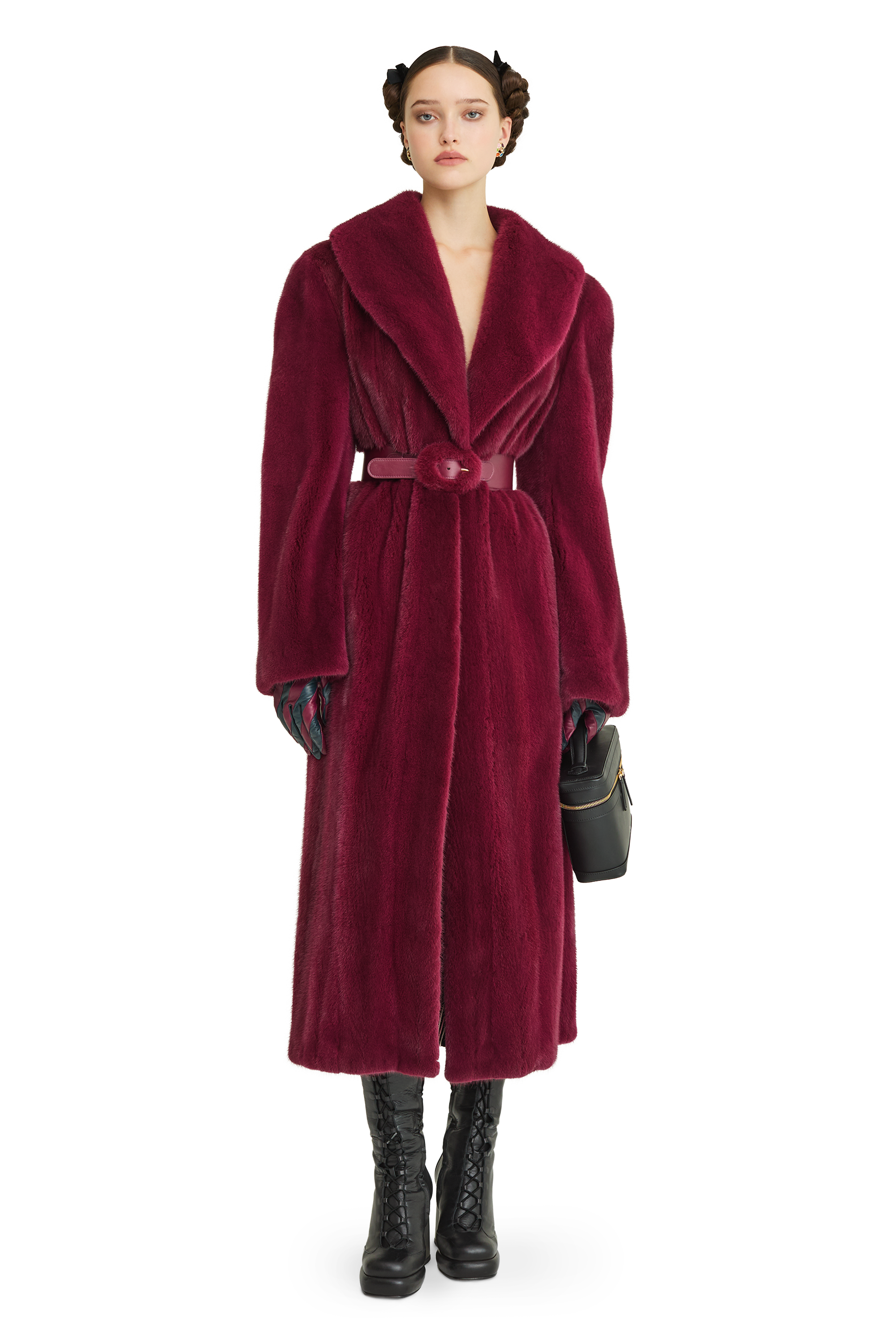 Mink fur coat