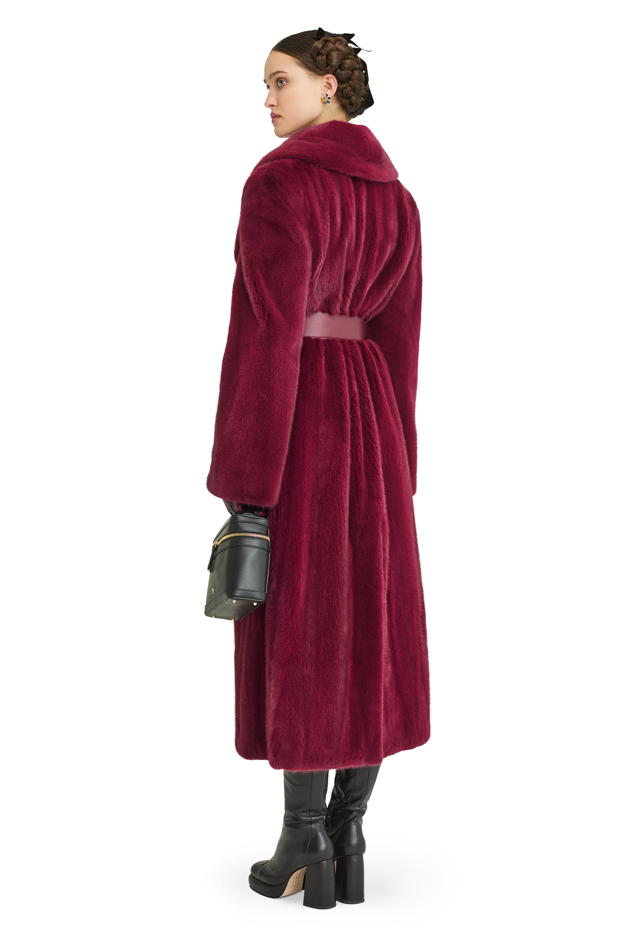 Mink fur coat